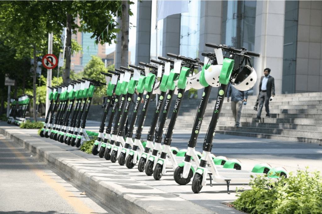 Lime scooters en Santiago, Chile